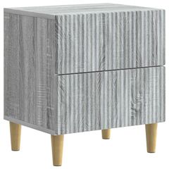Κομοδίνο Γκρι Sonoma 43 x 34,5 x 48 εκ Επεξεργασμένο Ξύλο 894537