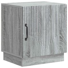 Κομοδίνο Γκρι Sonoma 43 x 34,5 x 47 εκ. Επεξεργασμένο Ξύλο 895267
