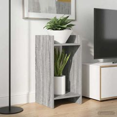Βάση φυτών με ράφι 2 pcs Γκρι Σονομά 30 x 30 x 60 cm 899605