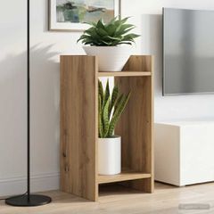 Βάση φυτών με ράφι Τεχνίτικη Δρυς 30 x 30 x 60 cm 899608