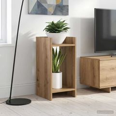 Βάση φυτών με ράφι 2 pcs Τεχνίτικη Δρυς 30 x 30 x 60 cm 899609