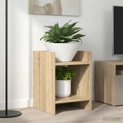 Βάση φυτών με ράφι 2 pcs Δρύς Sonoma 30 x 30 x 40 cm 899615