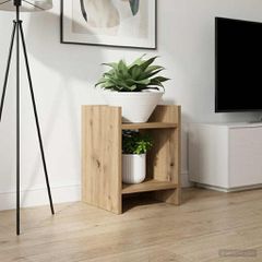 Βάση φυτών με ράφι Τεχνίτικη Δρυς 30 x 30 x 40 cm 899624