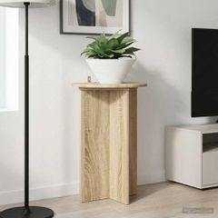 Βάση φυτών 2 pcs Sonoma Δρυς Ø40 x 60 εκ. Επεξεργασμένο Ξύλο 899710