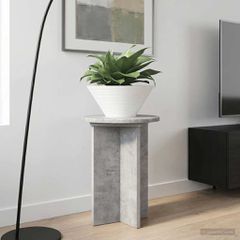 Βάση φυτών 2 pcs Γκρι Σκυροδέματος Ø29,5 x 40 εκ. 899738