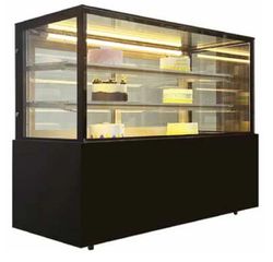 ΠΡΟΣΦΟΡΑ!!! KARAMCO RB-1800B1 (180x66x120cm - 980Watt/230V / +2ºC +8ºC - 2 Ράφια - LED) Επιδαπέδια Ψυχόμενη Βιτρίνα 4 Όψεων με συρόμενες πόρτες Πίσω - Βεβιασμένης Κυκλοφορίας