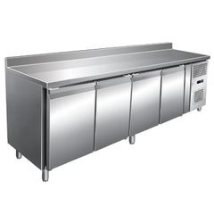 ΠΡΟΣΦΟΡΑ!!!KARAMCO G-UGN4100TN (223x70x86,5cm - GN 1/1 - 4 Πόρτες - Ενεργ. Κλάση: A) Inox Ψυγείο Πάγκος με Αέρα +2°C /+8°C