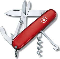 Victorinox Compact Ελβετικός Σουγιάς Κόκκινος με Λάμα από Ανοξείδωτο Ατσάλι 1.3405