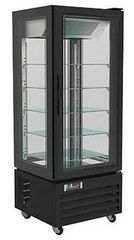 ΠΡΟΣΦΟΡΑ!!! KARAMCO G-LSC400 (260Lit - 5x 58x46,7cm) Επιδαπέδια Βιτρίνα Ζαχαροπλαστικής 4 Όψεων +2/+8°C - 70,6x70,6x180cm