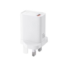 XO L159 Φορτιστής Ταχείας Φόρτισης (UK) QC 18W 1x USB-A