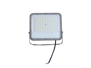Προβολέας Led Γκρι SMD 100W IP65 με καλώδιο 100cm Φυσικό Λευκό