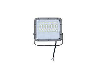 Προβολέας Led Γκρι SMD 50W IP65 με καλώδιο 100cm Φυσικό Λευκό