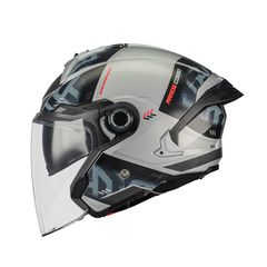 Κράνος MT Cosmo SV S Arrow C2 γκρι/σκούρο γκρι gloss