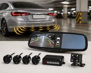 Parking Sensor Αυτοκινήτου με Κάμερα Οπισθοπορείας & Οθόνη Καθρέφτη