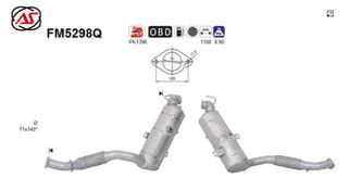 ΦΙΛΤΡΟ DPF FORD TRANSIT 2.0 EcoBlue 4X4 RWD 2016-2024                   KARALOIZOS exhaust