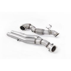 Large-bore Downpipe and De-cat - Fits both OE and Milltek Sport Cat Back Systems RS3 8Y
