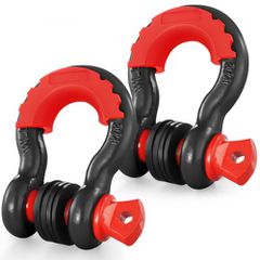 VEVOR 2 Pack 19 mm D Δακτύλιος Δακτυλίου με 22,2 mm Βιδωτός πείρος 28,5 Ton Αντοχή θραύσης