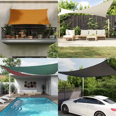vidaXL Πανί σκιάς Πορτοκαλί και Καφέ 6 x 2 m 100% Πολυέστερ Οξφόρδη-thumb-2
