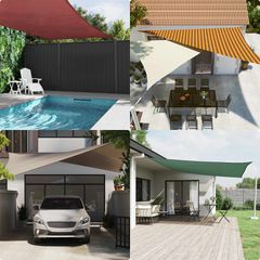 vidaXL Πανί σκιάς Πορτοκαλί και Καφέ 6 x 2 m 100% Πολυέστερ Οξφόρδη