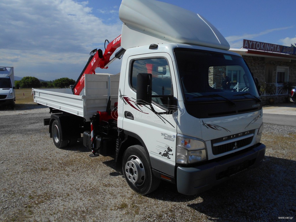 Ανατροπή + Γερανός Mitsubishi 2011 fuso 7c15