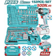 THKTHP31522 Σετ Μπουλονόκλειδο Μπαταρίας 20V (1x4Ah) - ΜΕ ΜΠΑΤΑΡΙΑ & ΦΟΡΤΙΣΤΗ - TOTAL (#THKTHP31522)