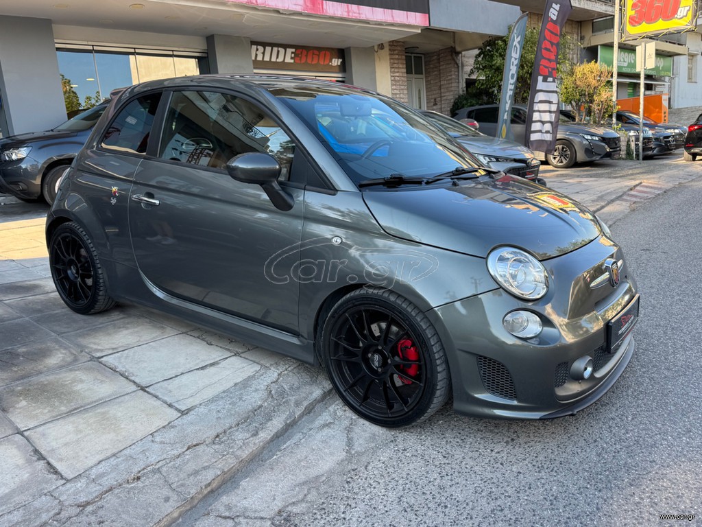 Abarth 595 Turismo 2015 ΑΥΤΟΜΑΤO F1 PADDLES ΧΕΝΟΝ ΔΕΡΜΑ