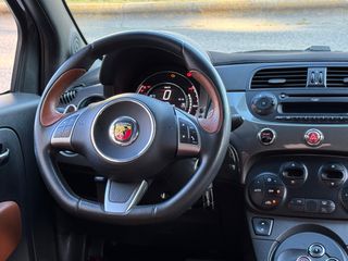 Abarth 595 Turismo 2015 ΑΥΤΟΜΑΤO F1 PADDLES ΧΕΝΟΝ ΔΕΡΜΑ-thumb-25