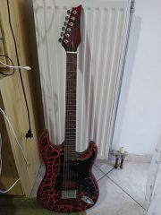 ηλεκτρική κιθάρα red crackle hss