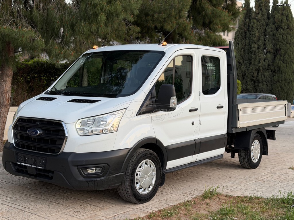 Διπλοκάμπινο Ford 2021 Transit L2 ΔΙΠΛΟΚΑΜΠΙΝΟ  7ΘΕΣΙΟ FACELIFT