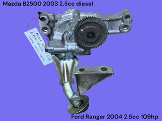 MAZDA B2500 / FORD RANGER 2000-2006 ΜΕΤΑΧΕΙΡΙΣΜΕΝΑ ΑΝΤΑΛΛΑΚΤΙΚΑ ( Αντλία λαδιού κινητήρα στο καρτερ )