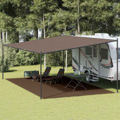 vidaXL Χαλί Σκηνής Καφέ 400 x 600 εκ.