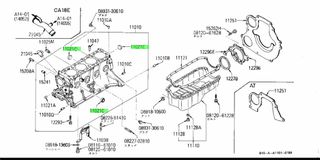 ΤΑΠΑ ΚΙΝΗΤΗΡΑ  NISSAN  SUNNY N13  E10 E13     11021D0100-thumb-1