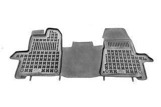 Λαστιχένια πατάκια Ford Transit Custom (2013-2023) / Tourneo Custom (2013-2018) / Transit (2013+) - 2 θέσιο τύπου σκαφάκι - 1τμχ., Rezaw Plast