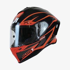 ΚΡΑΝΟΣ JUST1 FF J-GPR S CYBER RED CARBON GLOSS