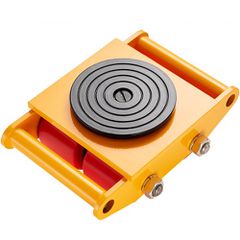 VEVOR Machinery Skate Dolly, 13.200 LBS/6T Industrial Machinery Mover, Heavy Duty Carbon Steel Machinery Moving Skate με 4 τροχούς PU και αντιολισθητικό καπάκι περιστροφής 360° για αποθήκη, εργαστήριο