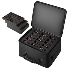 Τσάντα με φιγούρες μεταφοράς VEVOR Miniature Storage, Ταιριάζει σε μοντέλα κλίμακας 1:500-1:750, Τσάντα μεταφοράς μινιατούρα με ρυθμιζόμενο ιμάντα ώμου, 3 στρώσεις αφρού για μεγάλη χωρητικότητα αποθήκ
