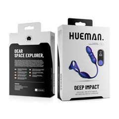 Hueman - Deep Impact Cock & Ball Ring - Thrusting Prostate Stimulator 50 settings-thumb-2
