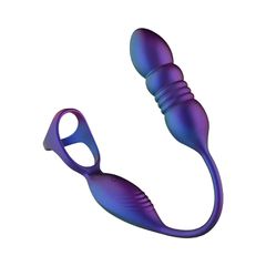 Hueman - Deep Impact Cock & Ball Ring - Thrusting Prostate Stimulator 50 settings-thumb-1