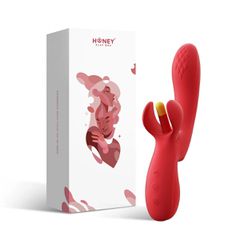 HoneyPlayBox – Fortexa Tapping A-Spot Vibrator – Red-thumb-2