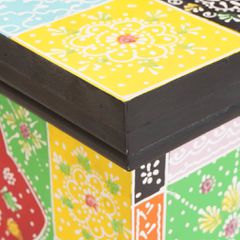 vidaXL Κουτί αποθήκευσης Πολύχρωμο 40 x 30 x 30 εκ Μασίφ ξύλο μάνγκο-thumb-6