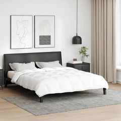 vidaXL Πάπλωμα 240 x 200 cm Άνοιξη, Φθινόπωρο Φτερό Λευκό Αναπνεύσιμο