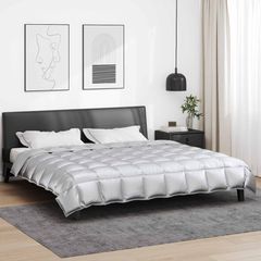 vidaXL Χειμερινό Παπλωματοθήκη 220 x 260 cm 450 gsm Ασημί