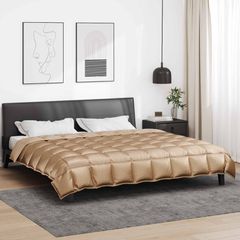vidaXL Χειμερινό Παπλωματοθήκη 220 x 260 cm 450 gsm Χρυσό