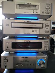 Aiwa XR-M99 blue line φωτισμος νεον Full system,Ενισχυτης, CD, ραδιοφωνο,κασετοφωνο, αχρησιμοποιητο
