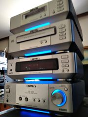Aiwa XR-M99 blue line φωτισμος νεον Full system,Ενισχυτης, CD, ραδιοφωνο,κασετοφωνο, αχρησιμοποιητο