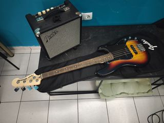 Μπάσο Fender και ενισχυτής