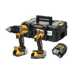 DCK2050S2T Brushless Κρουστικό Δραπανοκατσάβιδο και Παλμικό Κατσαβίδι Μπαταρίας XR 18V (2x3.5Ah) - 18V - 20V - DEWALT (#DCK2050S2T)