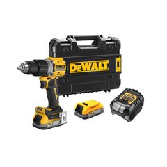 DCD805S2T-QW Brushless Κρουστικό Δραπανοκατσάβιδο XR 18V (2x3.5Ah) - ΜΕ ΜΠΑΤΑΡΙΑ & ΦΟΡΤΙΣΤΗ - DEWALT (#DCD805S2T-QW)
