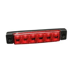 Lampa ΦΩΣ ΟΓΚΟΥ 9>32V 6 LED ΚΟΚΚΙΝΟ ΧΡΩΜΑ 95,6x19,8mm ΜΕ ΕΓΚΡΙΣΗ ΤΥΠΟΥ E148 LAMPA - 1 Τεμ.