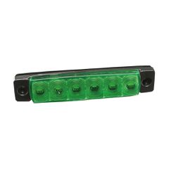 Lampa ΦΩΣ ΟΓΚΟΥ 9>32V 6 LED ΠΡΑΣΙΝΟ ΧΡΩΜΑ 95,6x19,8mm ΜΕ ΕΓΚΡΙΣΗ ΤΥΠΟΥ E148 LAMPA - 1 Τεμ.